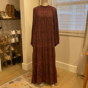 A New Day Maxi Dress Paisley Print XL Worn Once